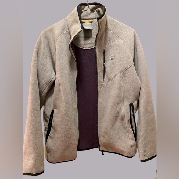 Timberland Full Zip Fleece Jacket - PolarTec Tan - Picture 1 of 7